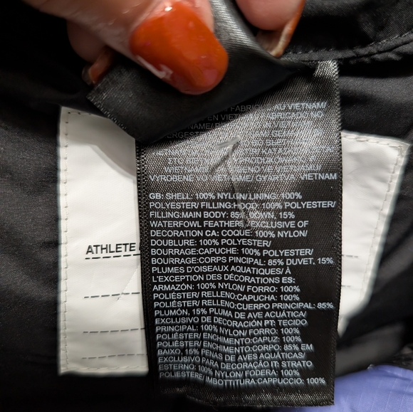 The North Face Infant Snowsuit in Blue and Black Size 18-24 Months. 85%down 15% - Picture 5 of 5